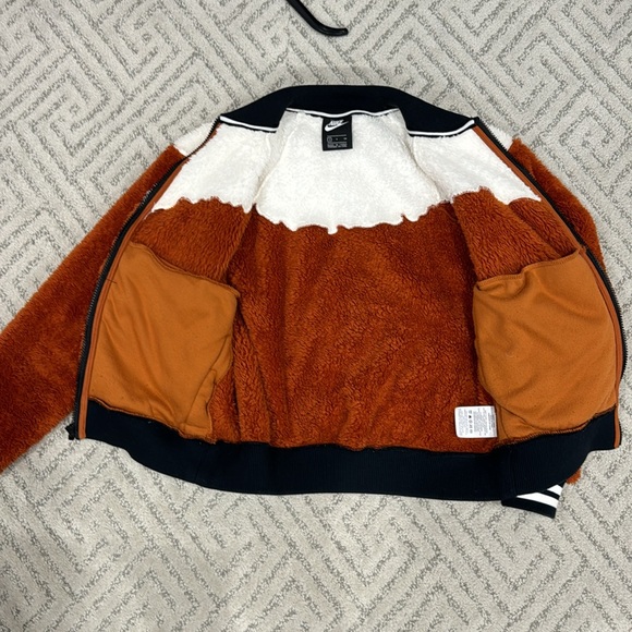 Nike Sherpa Bomber Retro Jacket-size S - Picture 4 of 8